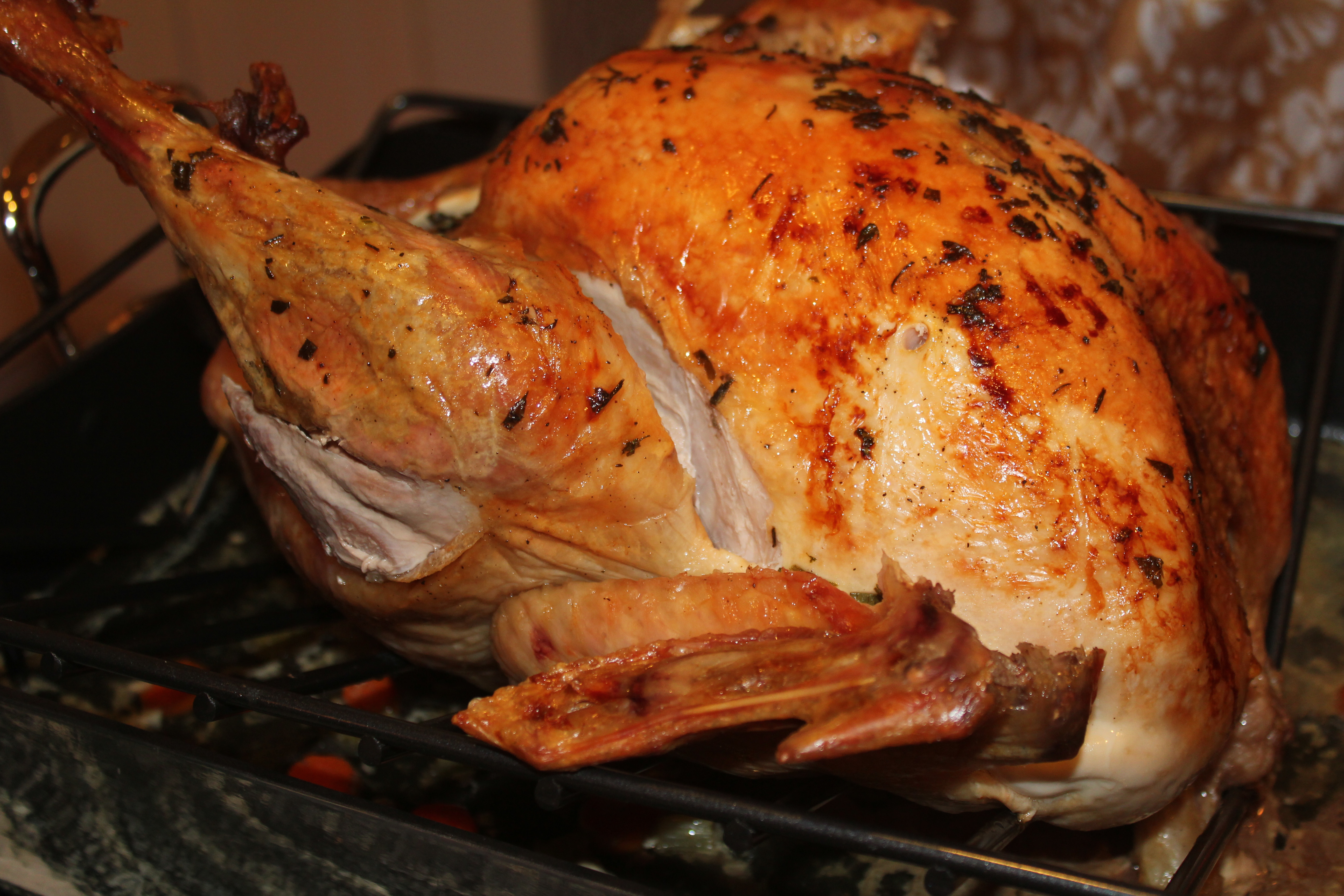 Baking Thanksgiving Turkey
 Roasting a Turkey with Pan Gravy A Novice’s View