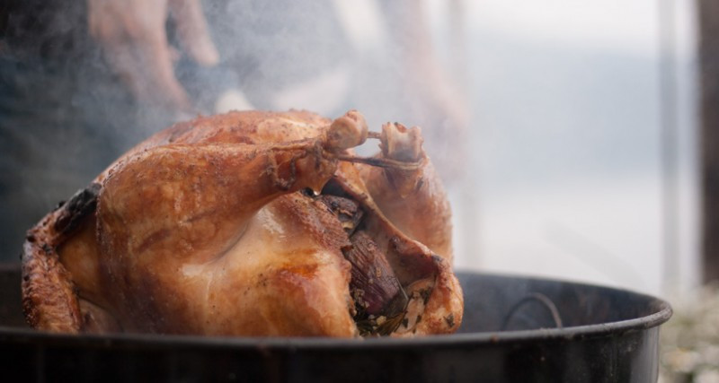 Bbq Thanksgiving Turkey
 Recipe Adam Perry Lang s BBQ Thanksgiving Turkey