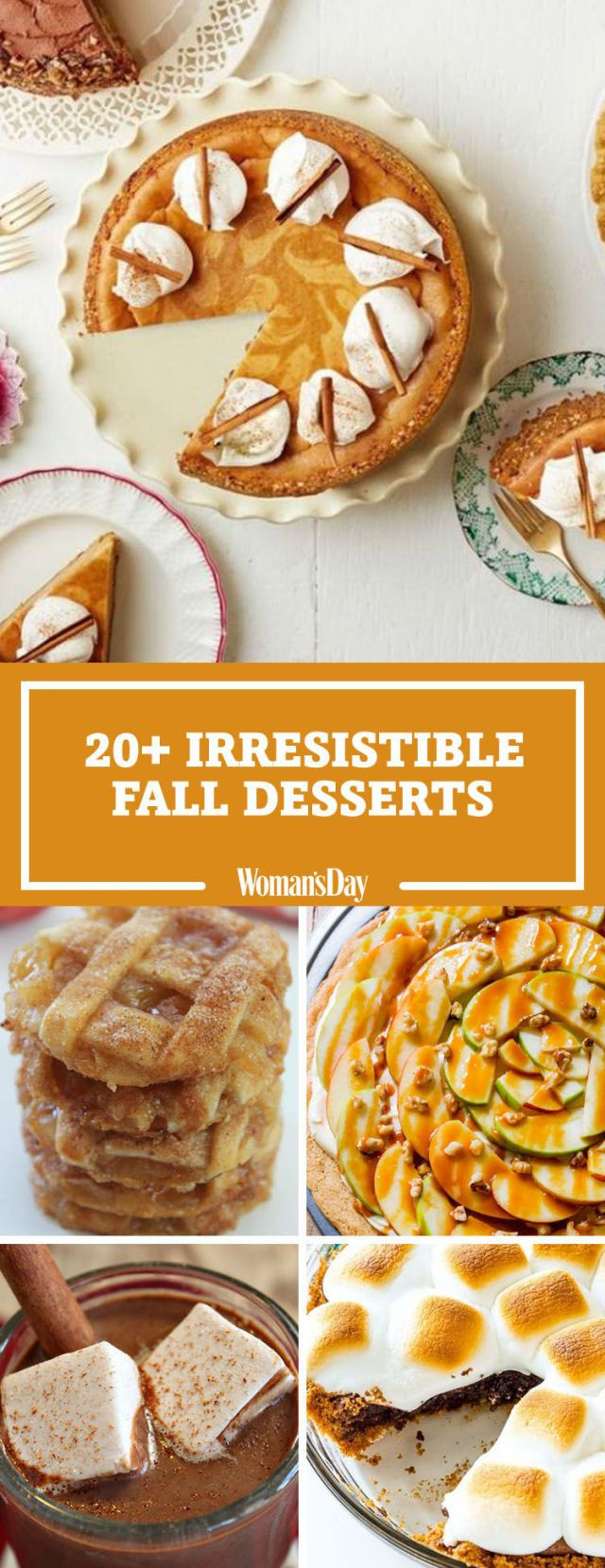 Best Fall Desserts
 31 Easy Fall Desserts Best Recipes for Autumn Desserts