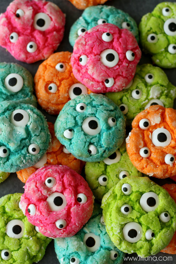 Best Halloween Cookies
 Gooey Monster Cookies