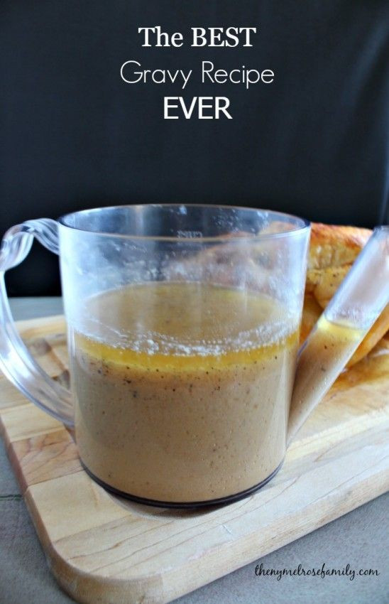 Best Thanksgiving Gravy Recipe
 Best 25 Best Gravy Recipe ideas on Pinterest