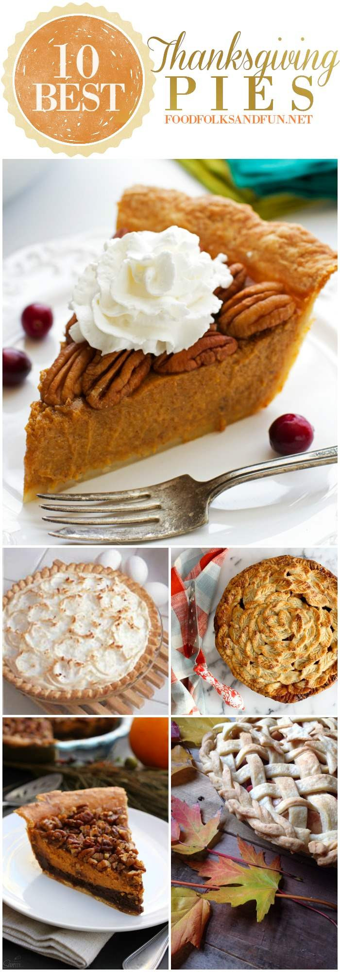Best Thanksgiving Pie Recipes
 10 Best Thanksgiving Pie Recipes • Food Folks and Fun