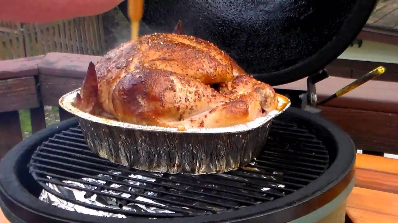 Big Green Egg Thanksgiving Turkey
 big green egg how to cook a simple smoked turkey on the