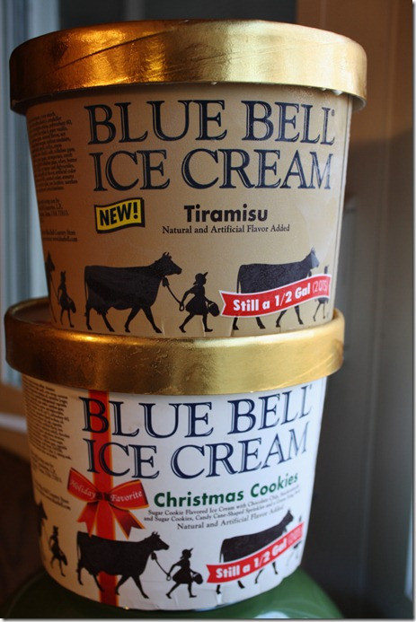 Blue Bell Ice Cream Christmas Cookies
 can’t leave ’em alone bars