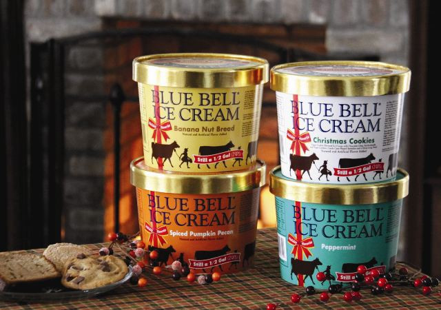 Blue Bell Ice Cream Christmas Cookies
 New Holiday Ice Cream Flavors