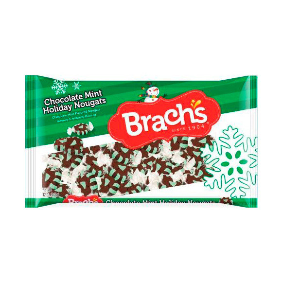 Brach'S Christmas Candy
 Brach s Chocolate Mint Nougats Candy 40 Piece Bag