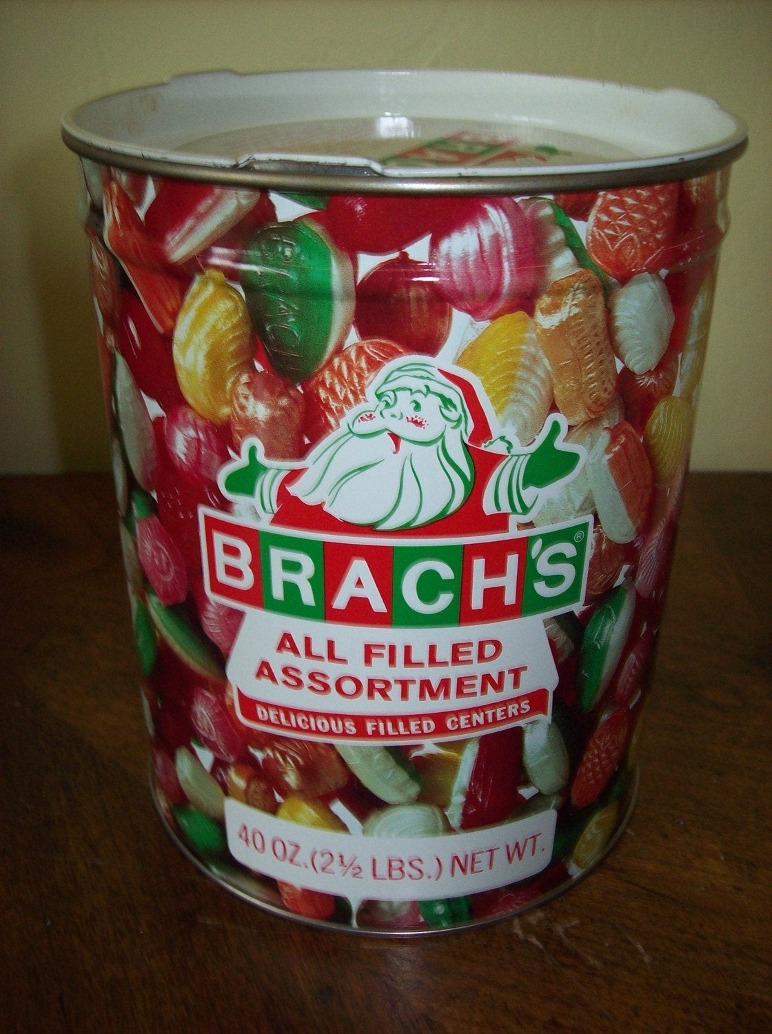 Brach'S Christmas Candy
 VINTAGE BRACHS CHRISTMAS CANDY TIN WITH SANTA by kris67 on