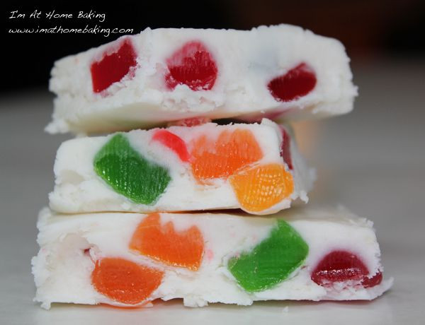 Brach'S Christmas Nougat Candy
 Gumdrop Nougat I m At Home Baking