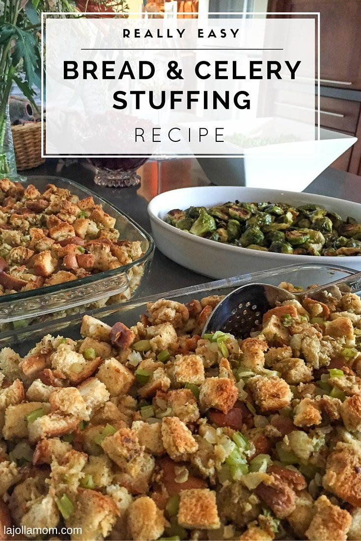 Bread Dressing For Thanksgiving
 Bread and Celery Stuffing Recipe