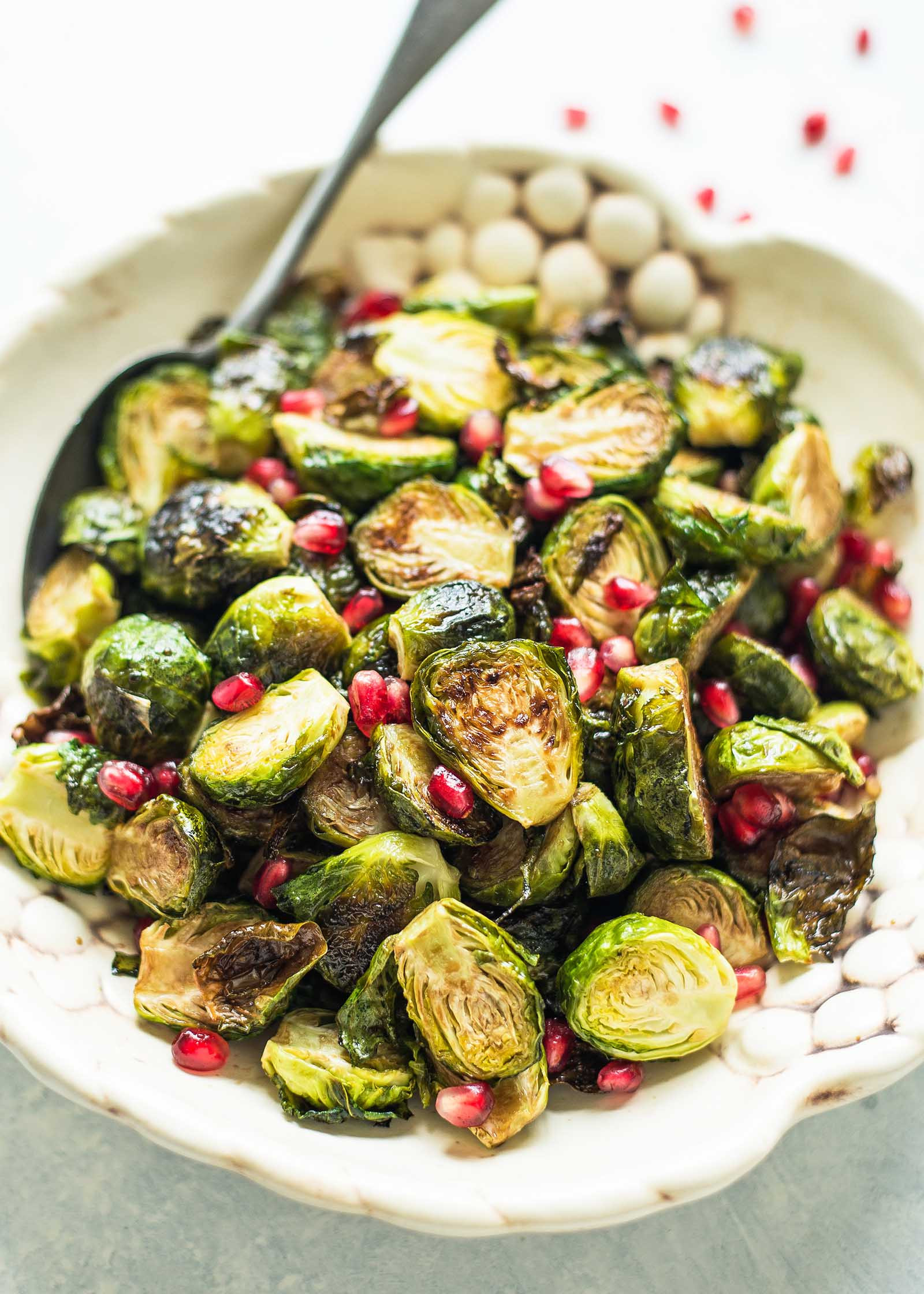 Brussels Sprouts Thanksgiving Side Dishes
 Roasted Brussels Sprouts with Pomegranate Balsamic Glaze