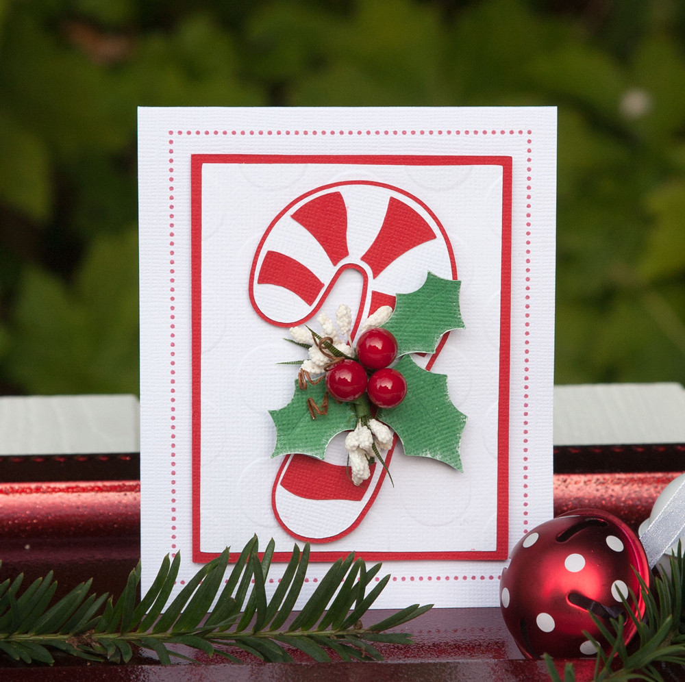 Candy Cane Christmas Cards
 Candy Cane Christmas Cards Two Ways Pazzles Craft Room