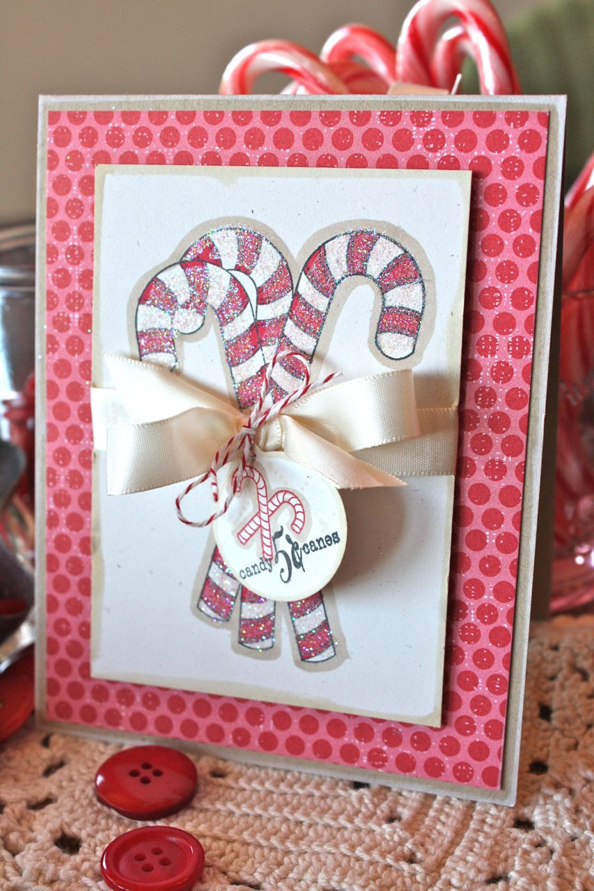 Candy Cane Christmas Cards
 Mish Mash Candy Cane Christmas