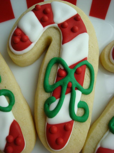 Candy Cane Christmas Cookies
 FLOUR & SUGAR Christmas Cookies Reindeer Trees