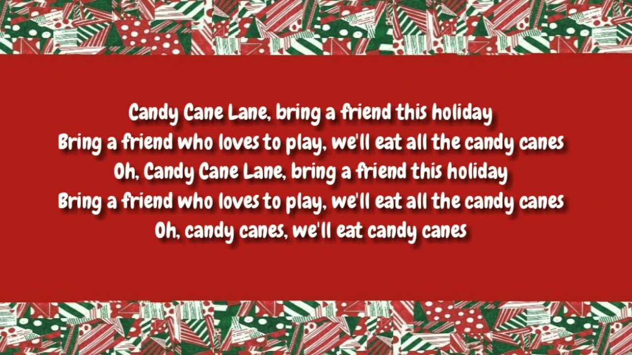 10+ Candy cane lane lyrics meaning information