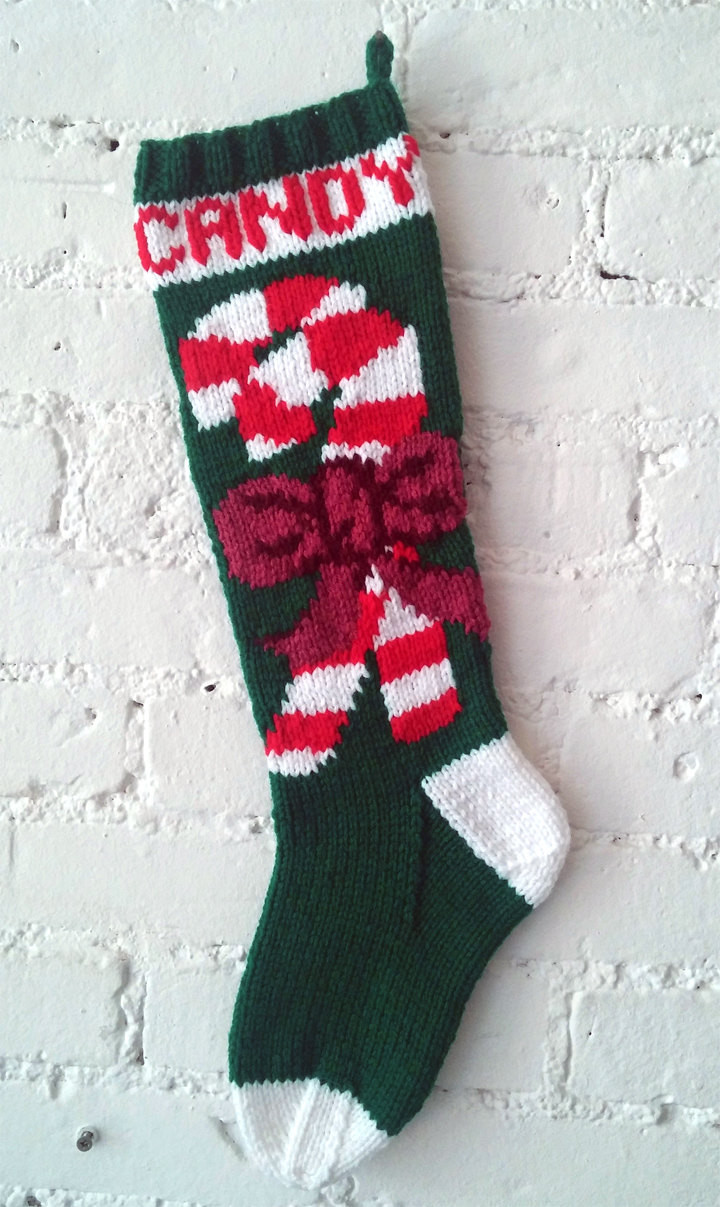 Candy Cane Christmas Stockings
 Christmas Stocking Candy Cane