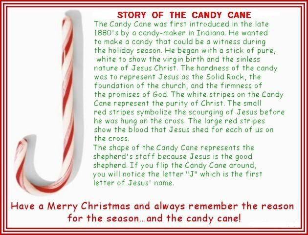 Candy Cane Christmas Story
 legend of the candy cane printable