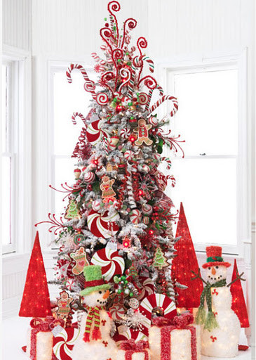 Candy Cane Christmas Tree Decorations
 Christmas Decoration Candy cane theme Interior