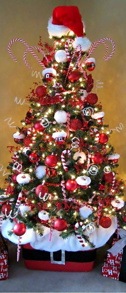 Candy Cane Christmas Tree
 Most Pinteresting Christmas Trees on Pinterest Christmas
