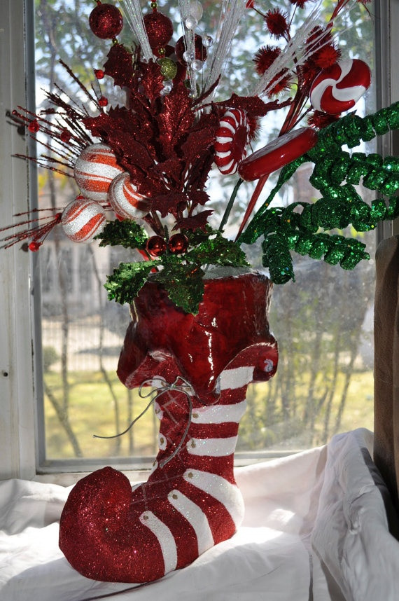 Candy Cane Ideas For Christmas
 Candy Cane Themed Centerpiece