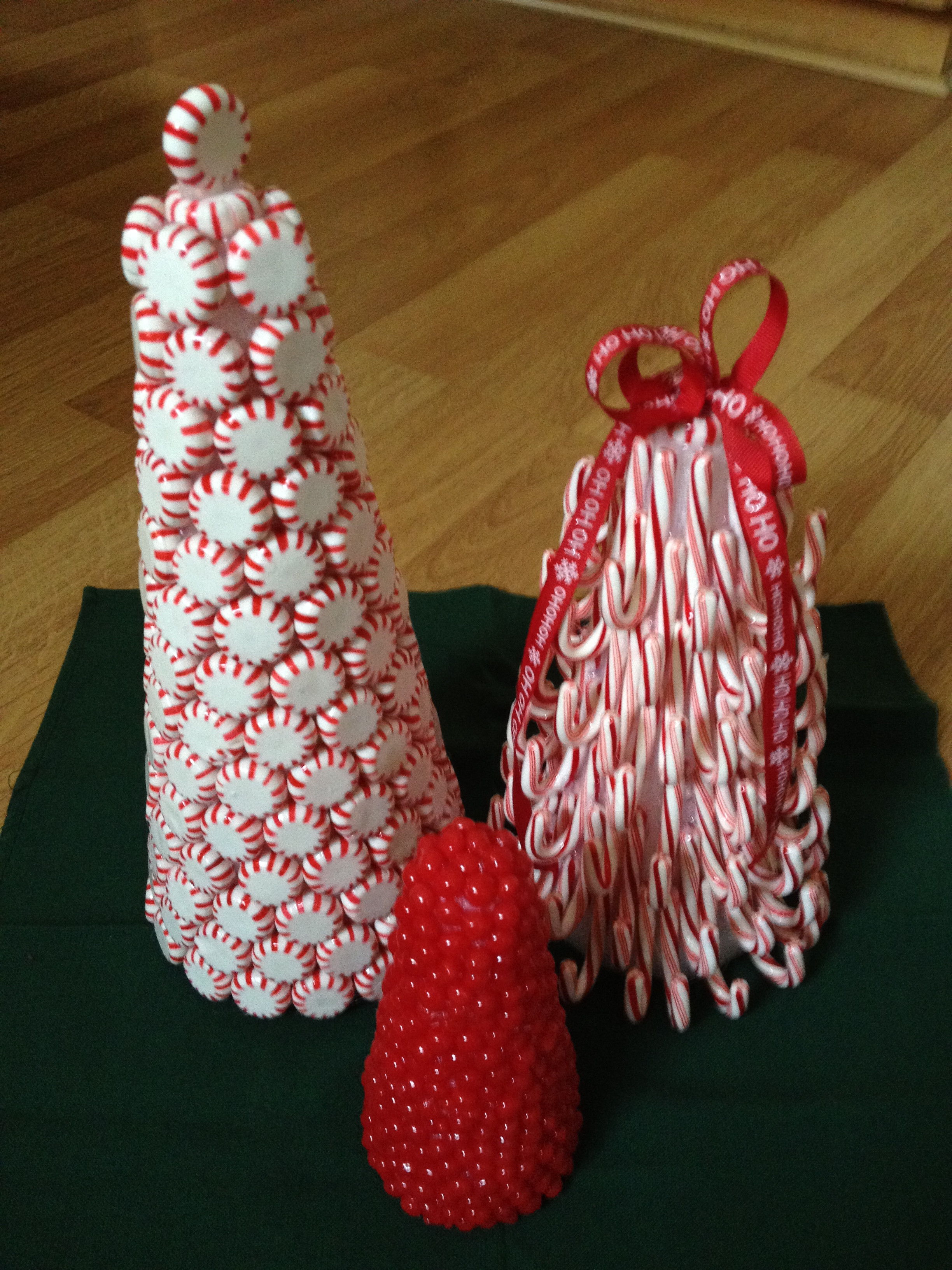 Candy Christmas Ornaments To Make
 Candy Christmas Trees Tutorial