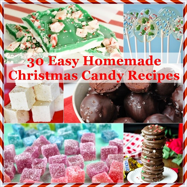 Candy Recipes For Christmas
 The Domestic Curator 30 Easy Homemade Christmas Candy Recipes