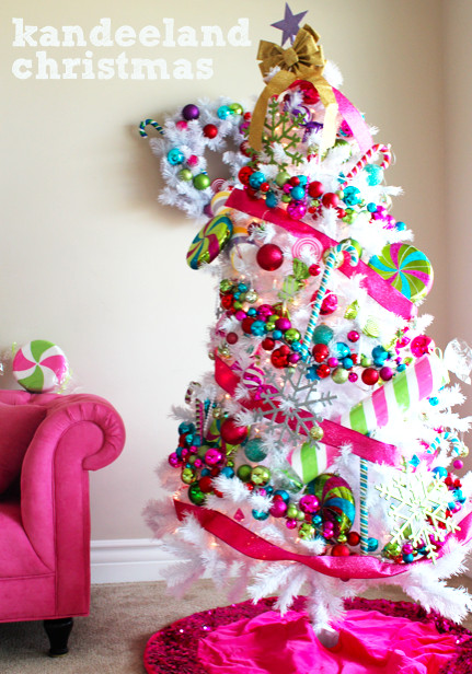 Candy Themed Christmas Decorations
 kandeej My Candyland or Kandeeland Holiday House Tour
