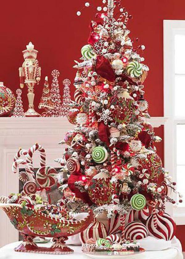 Candy Themed Christmas Ornaments
 Amazing photographs showing beautiful Christmas tree ideas