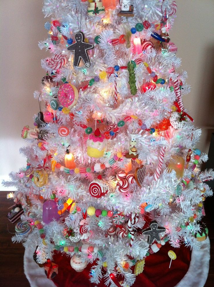 Candy Themed Christmas Ornaments
 Yummy and Sweet Christmas Tree Ideas