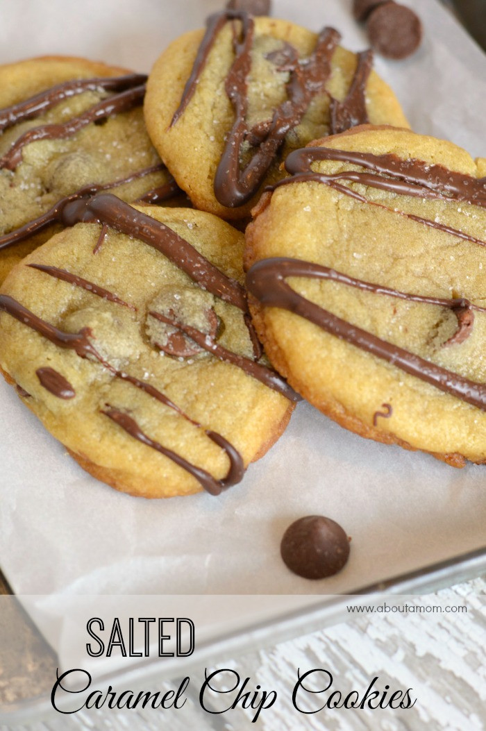 Caramel Christmas Cookies
 Salted Caramel Chip Cookies About A Mom