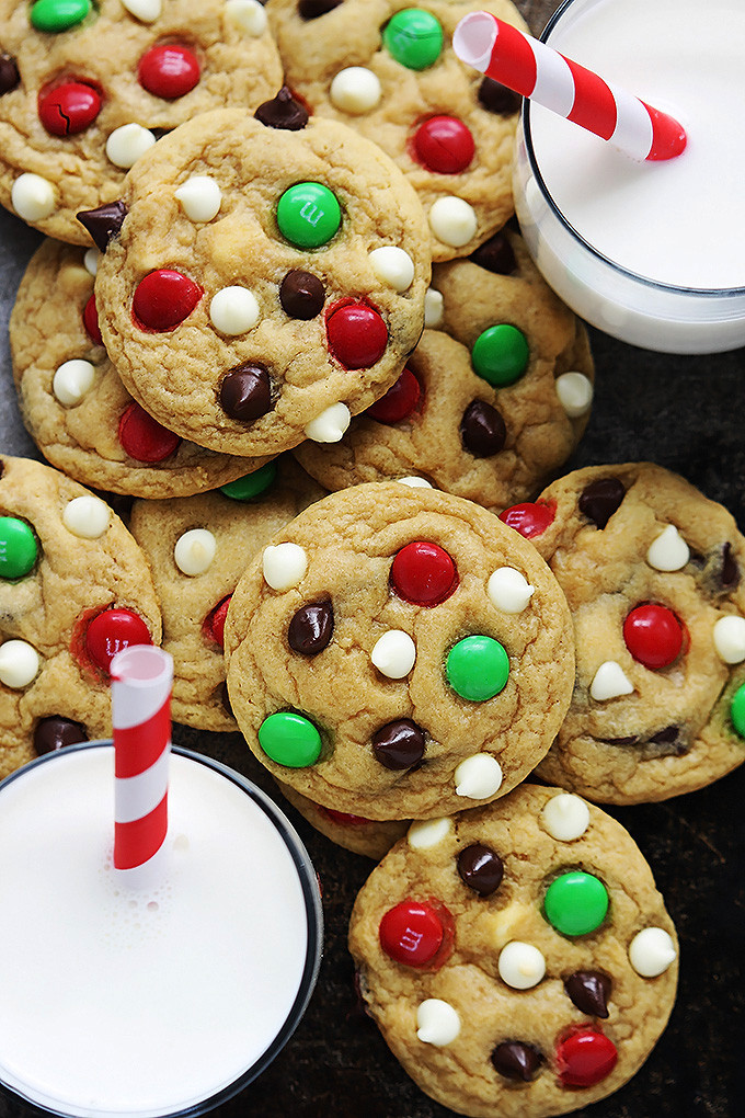 Chocolate Chip Christmas Cookies
 Santa s Cookies Double Chocolate Chip M&M Cookies