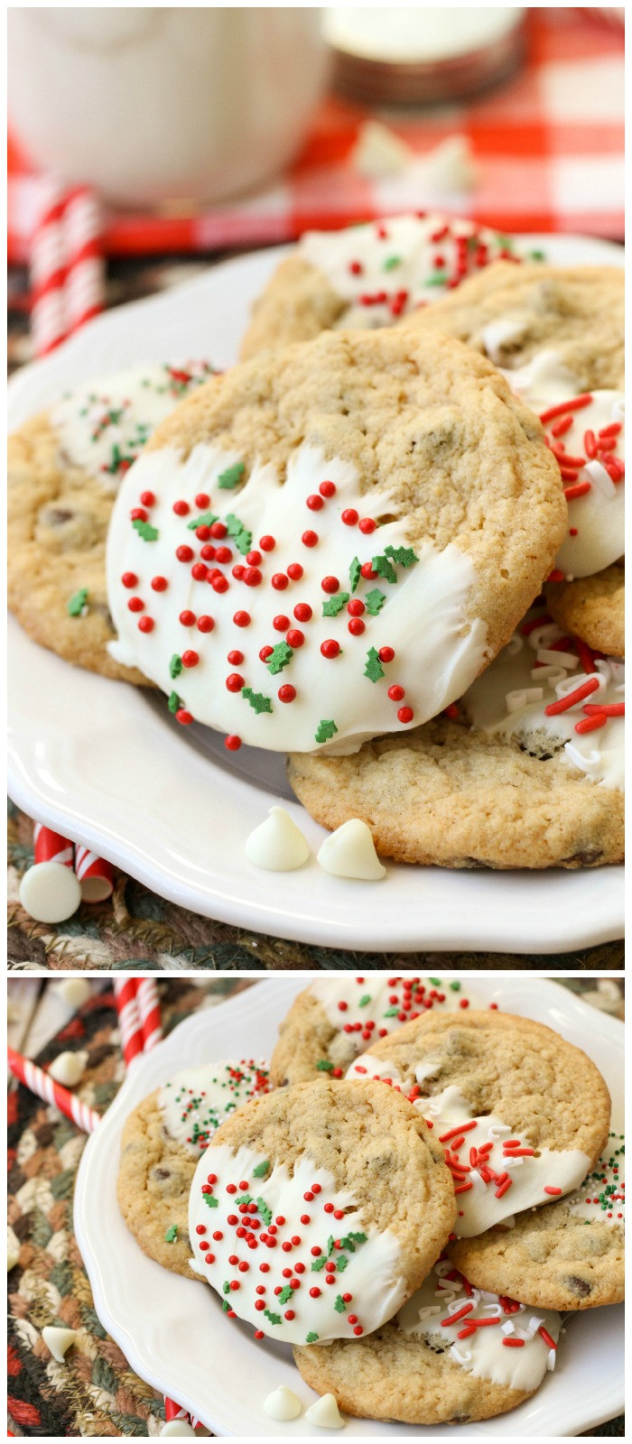 Chocolate Chip Christmas Cookies
 Chocolate Chip Christmas Cookies