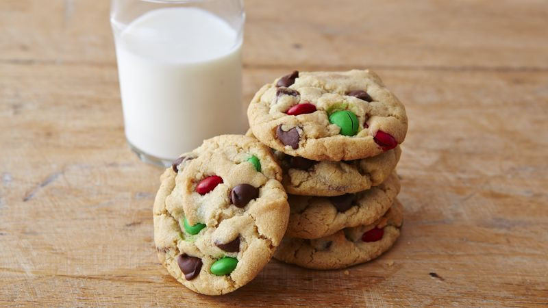 Chocolate Chip Christmas Cookies
 Chocolate Chip M&Ms™ Christmas Cookies Recipe