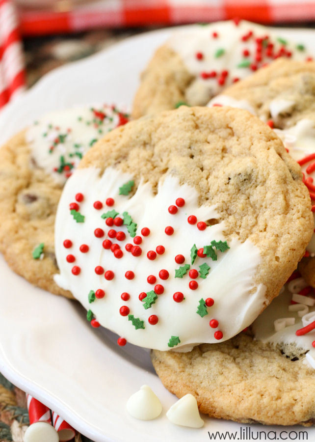 Chocolate Chip Christmas Cookies
 Chocolate Chip Christmas Cookies