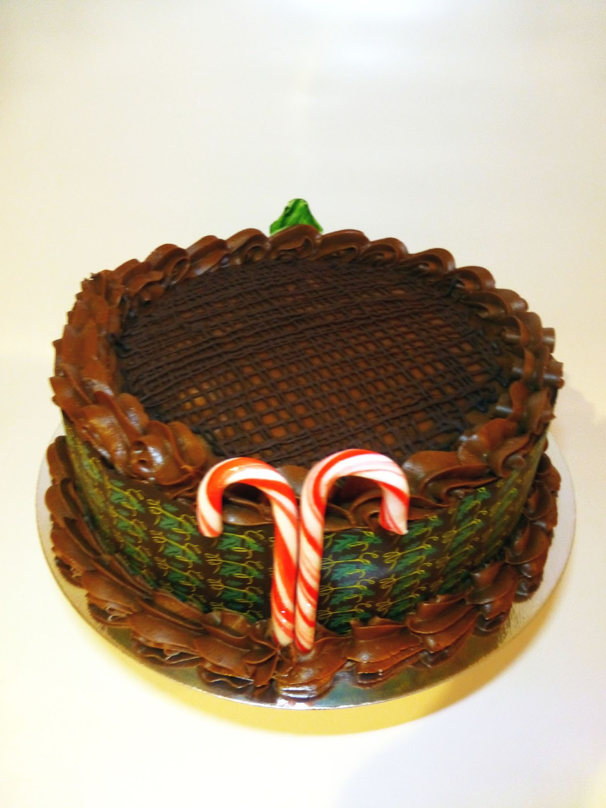 Chocolate Christmas Cake
 CakeSophia Chocolate Christmas cake