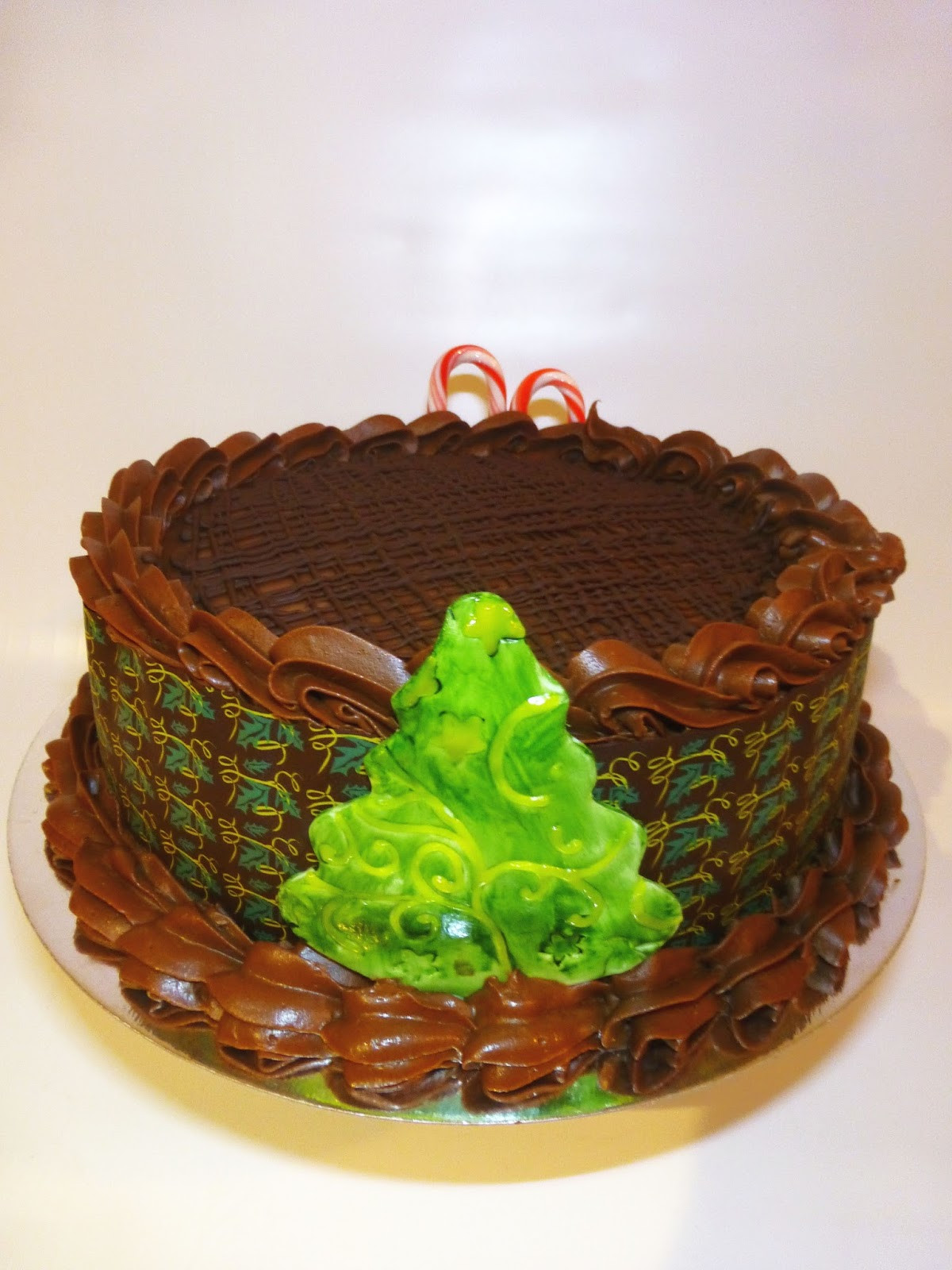Chocolate Christmas Cake
 CakeSophia Chocolate Christmas cake