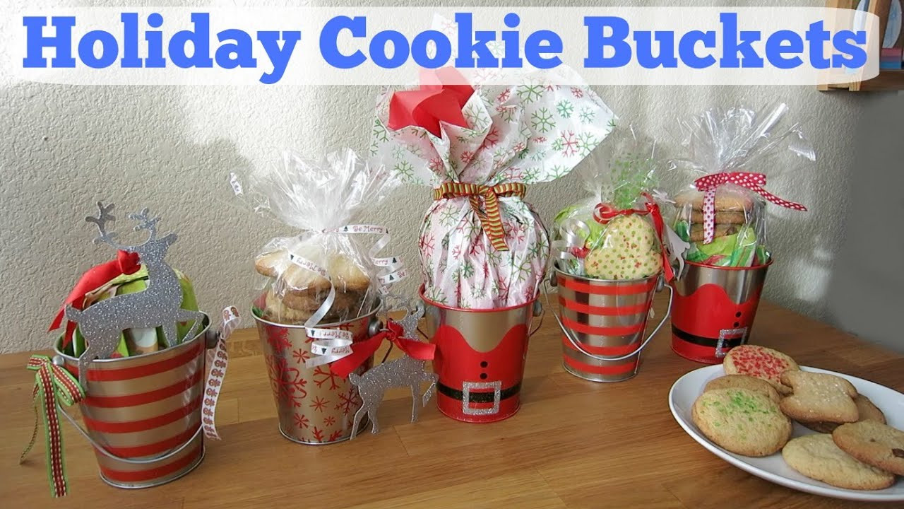 Christmas Baking Gift Ideas
 DIY Holiday Cookie Buckets