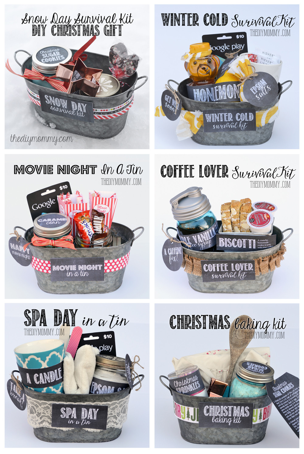 Christmas Baking Gifts
 A Gift in a Tin Christmas Baking Kit