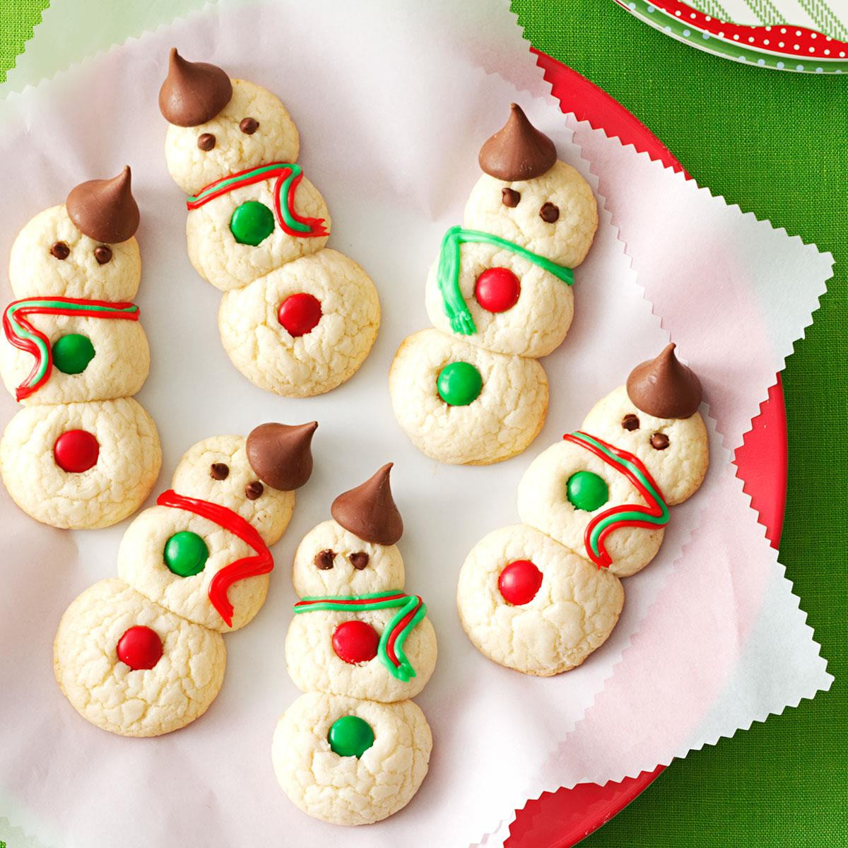 Christmas Baking Goods Recipes
 Snowman Cookies Recipe