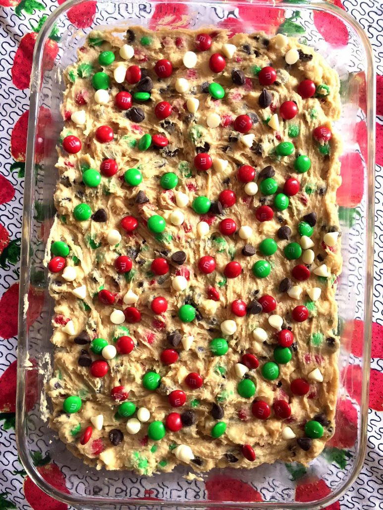 Christmas Baking Squares
 Christmas M&M’s Cookie Bars Squares Recipe – Melanie Cooks