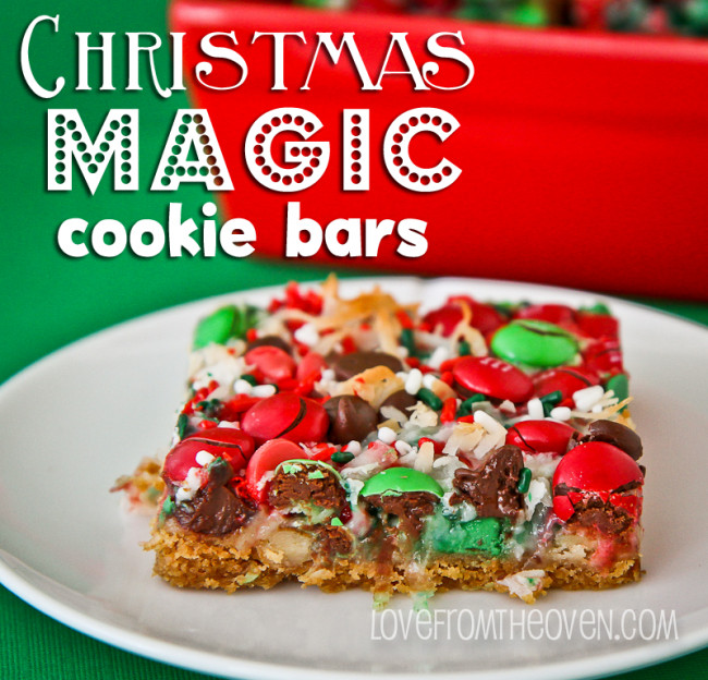 Christmas Bar Cookies Recipe
 Christmas Magic Cookie Bars