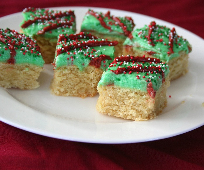 Christmas Bar Cookies Recipe
 Sugar Cookie Bars – Low Carb and Gluten Free