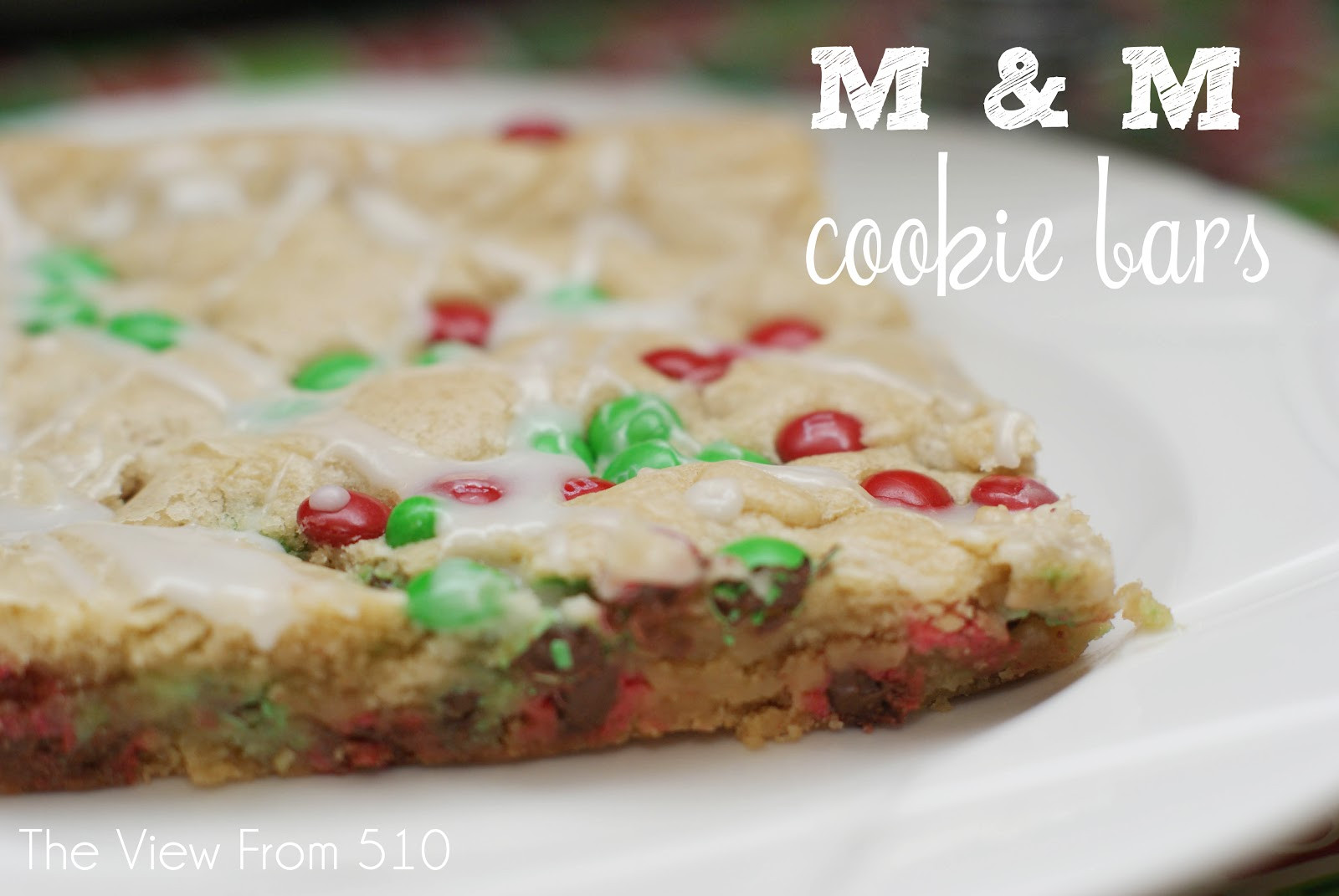 Christmas Bar Cookies Recipe
 Christmas M&M Cookie Bars Wholehearted Finishing