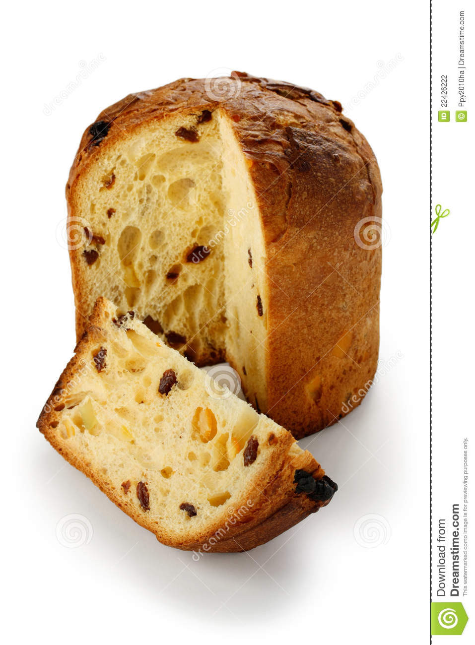 Christmas Bread Panettone
 Panettone Italian Christmas Bread Stock Image