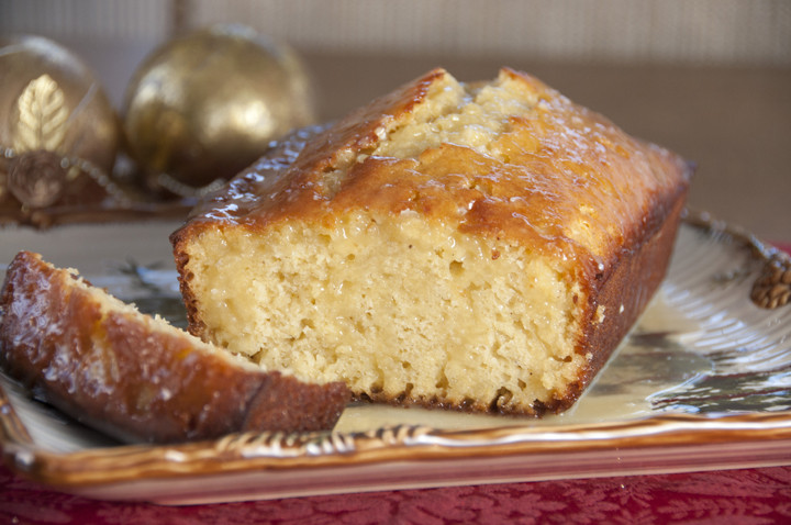 Christmas Breakfast Bread
 Orange Glazed Eggnog Quick Bread