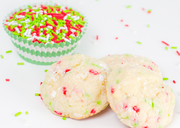 Christmas Butter Cookies With Sprinkles
 Gooey Sprinkle Christmas Cookies Joy In Every Season