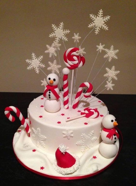 Christmas Cakes Pinterest
 Christmas cake photo 2017
