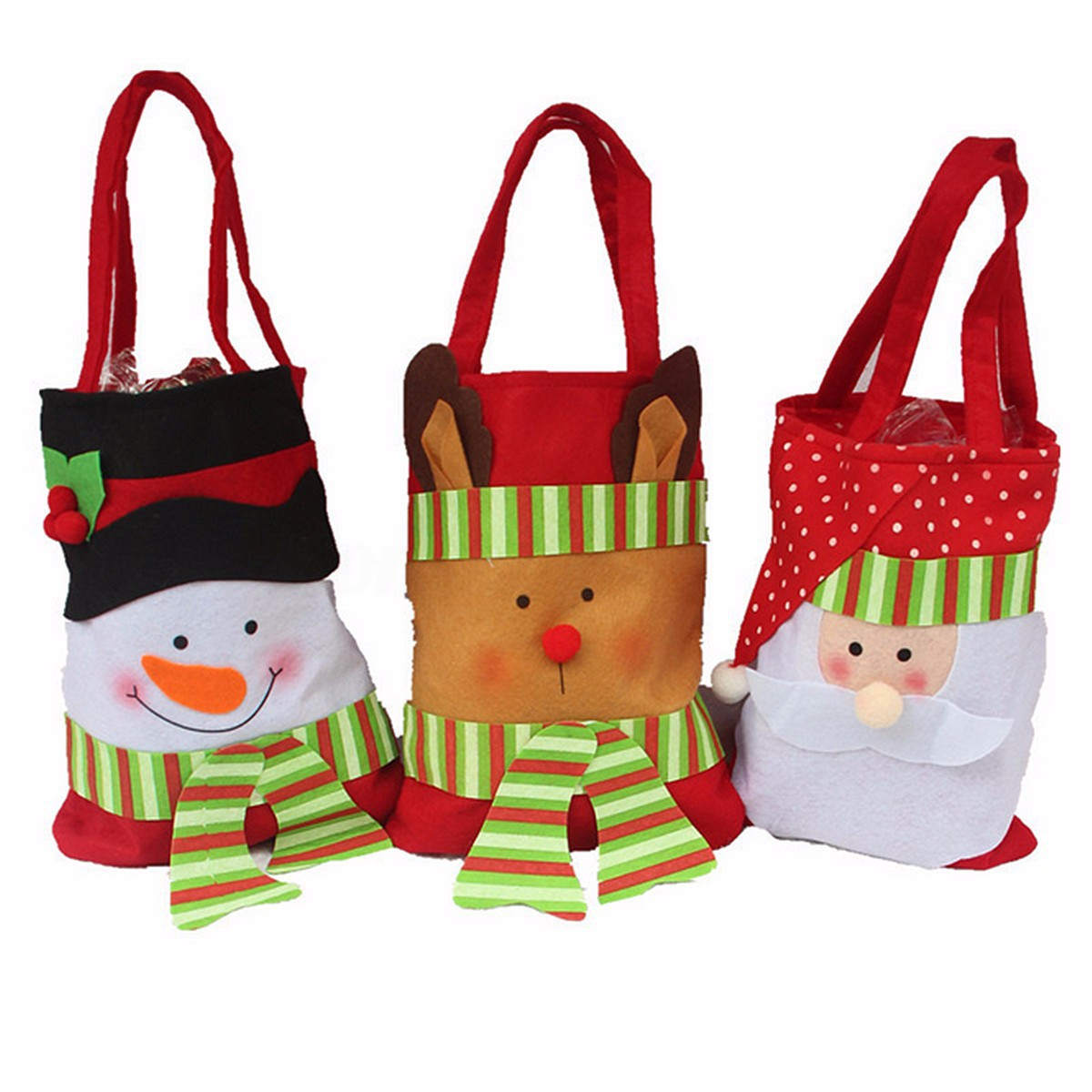 Christmas Candy Bags
 NEW Christmas Santa Claus Snowman Decoration Xmas Gift Bag