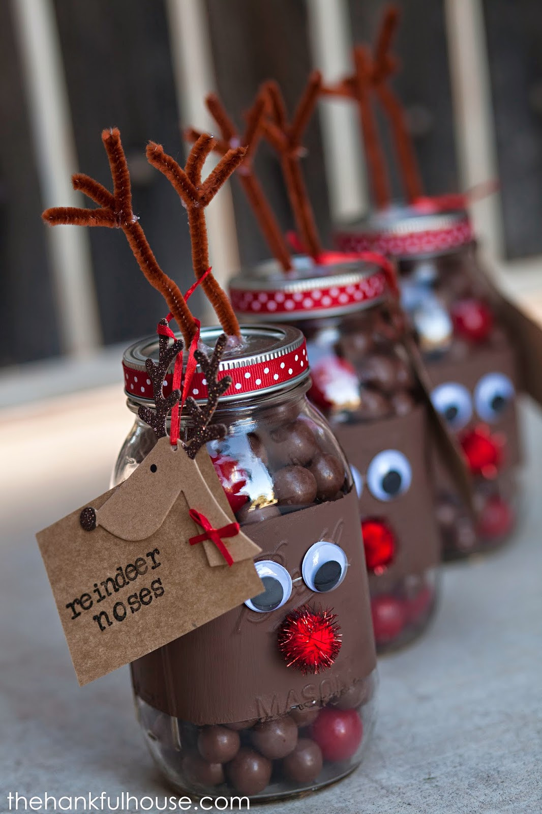 Christmas Candy Favors
 Christmas Mason Jar Gifts