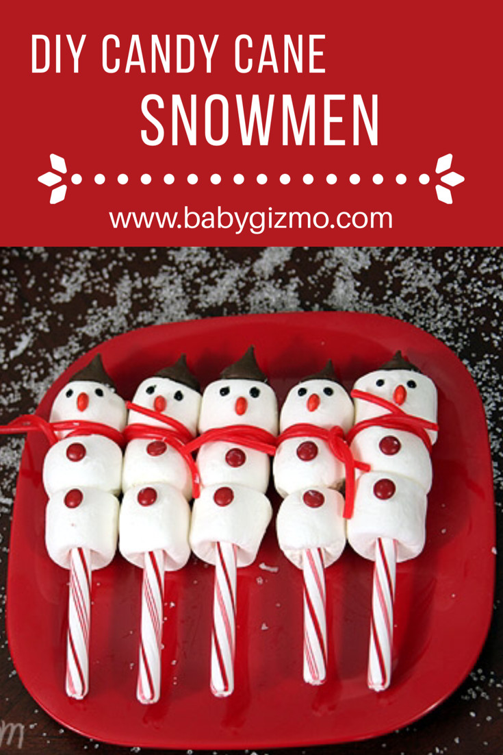 Christmas Candy For Kids
 Candy Cane Snowman Tutorial Candy Recipes