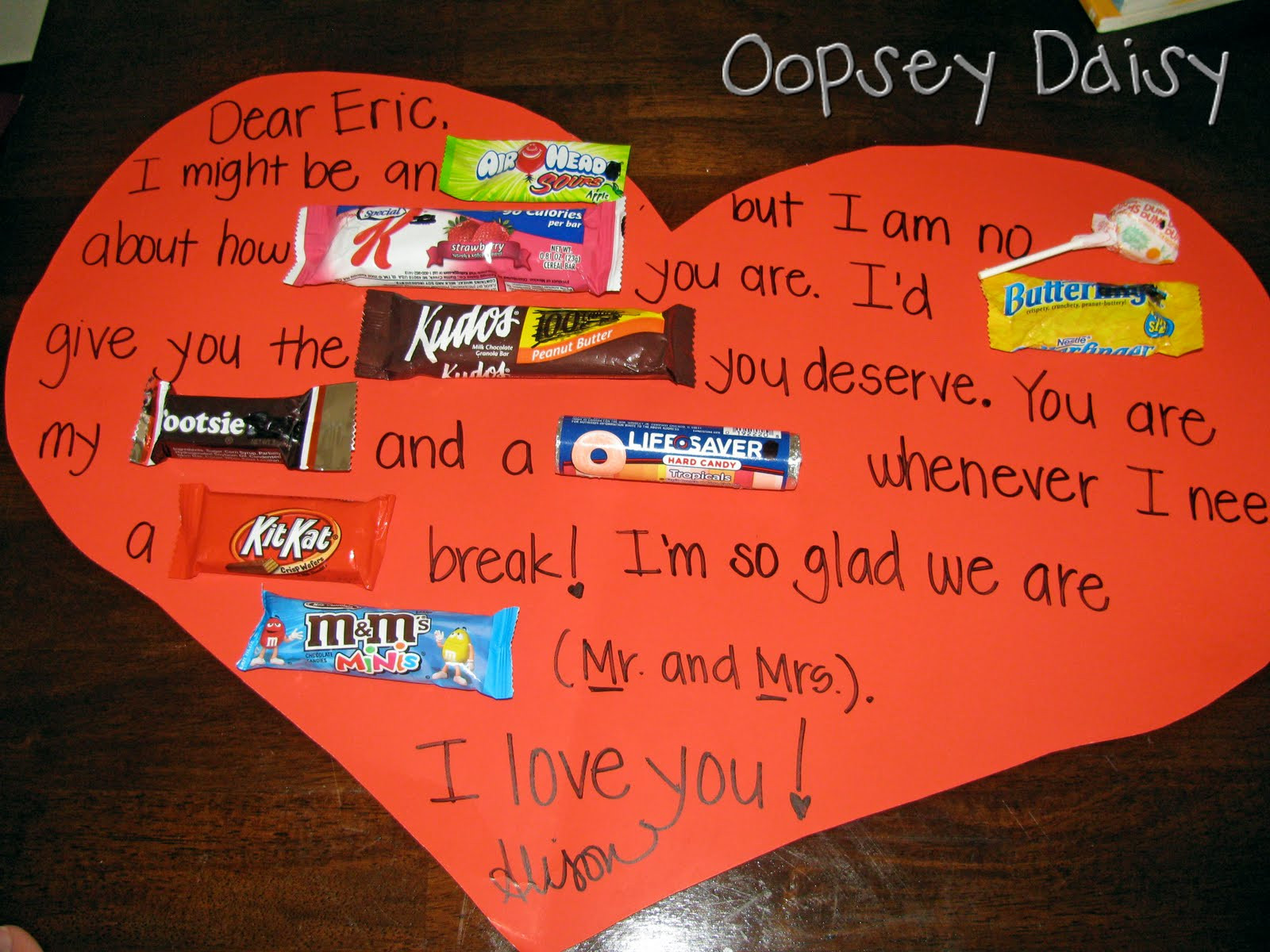Christmas Candy Gram Ideas
 The 25 Days of Love Fun Day 20 Valentine Candy Grams